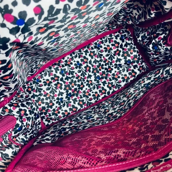 Vera Bradley Campus Backpack Valentines Day Raspberry - Picture 6 of 9